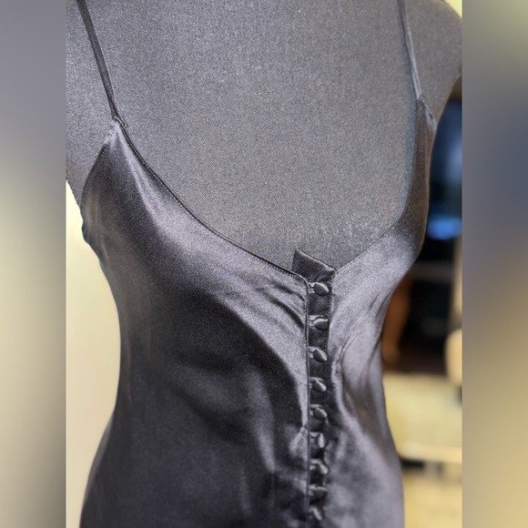 Sablyn Elegant Black Silk Dress - Picture 1 of 11
